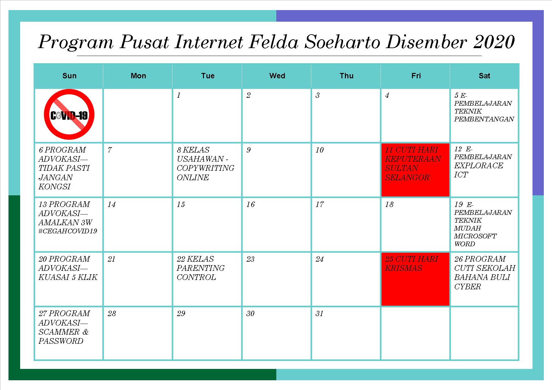 JADUAL DEC 2020