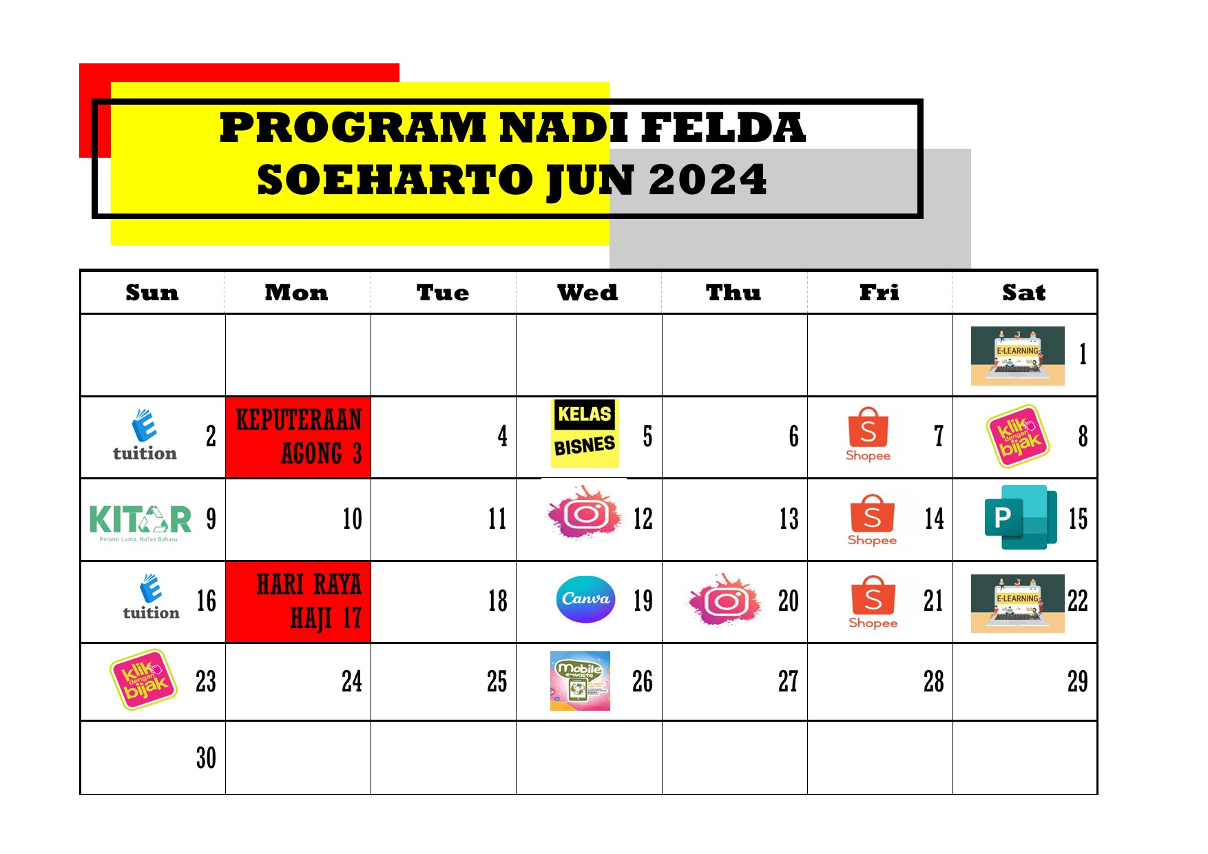 JADUAL JUN 2024