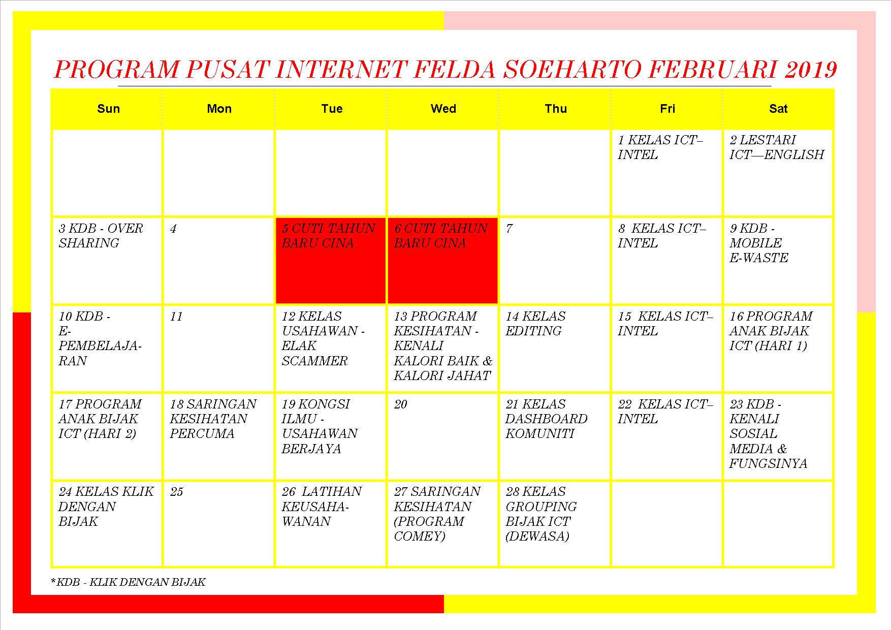 PROGRAM FEB 2019 1