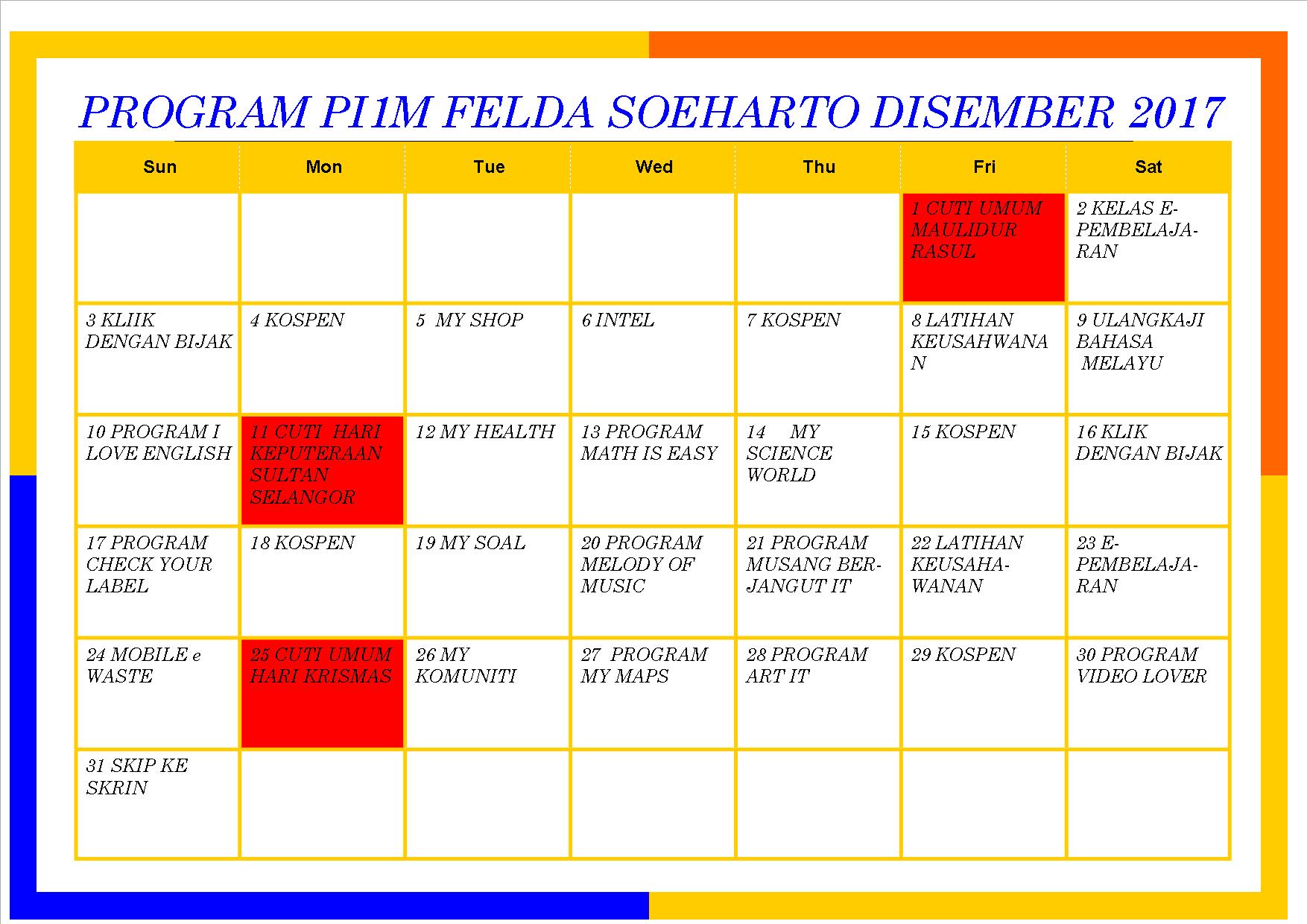 jadual dec17