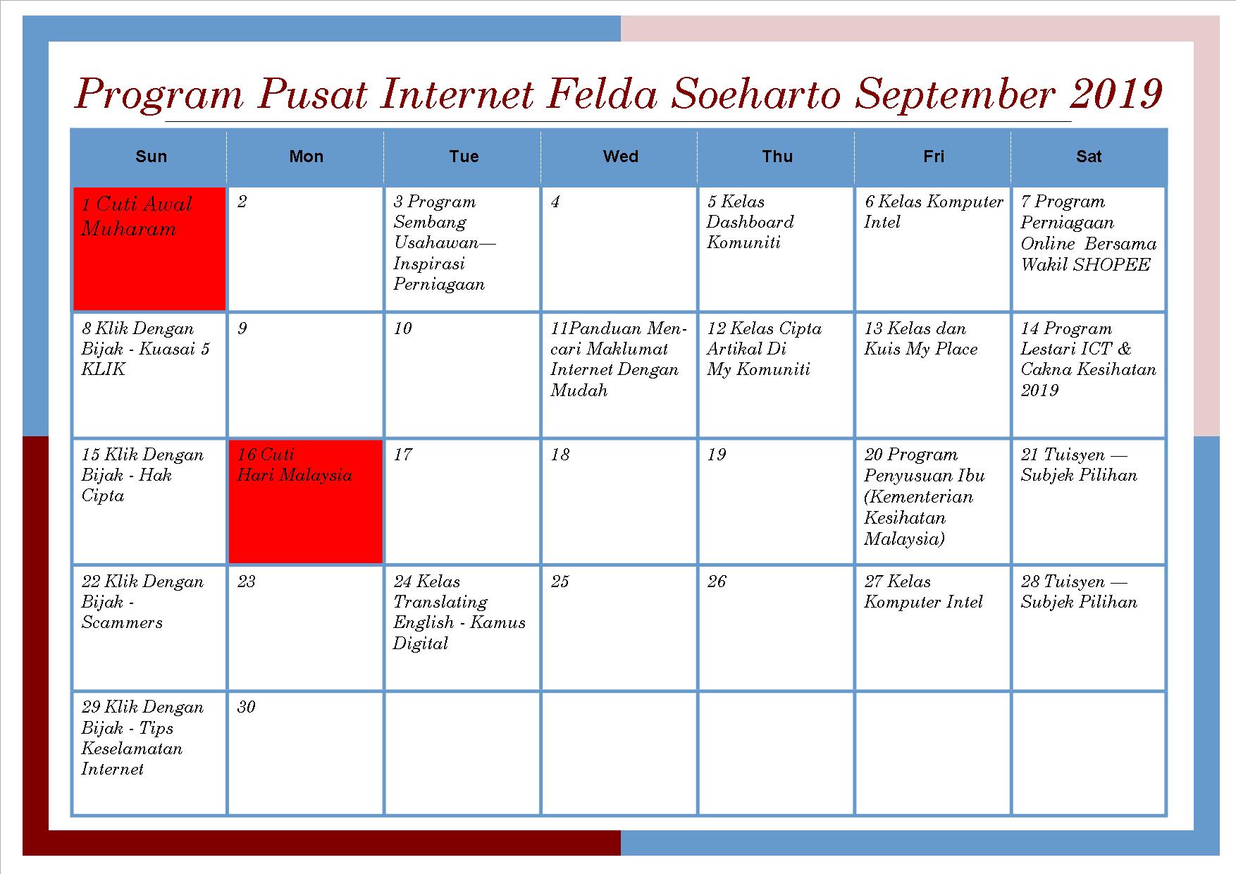 program pifs september 2019